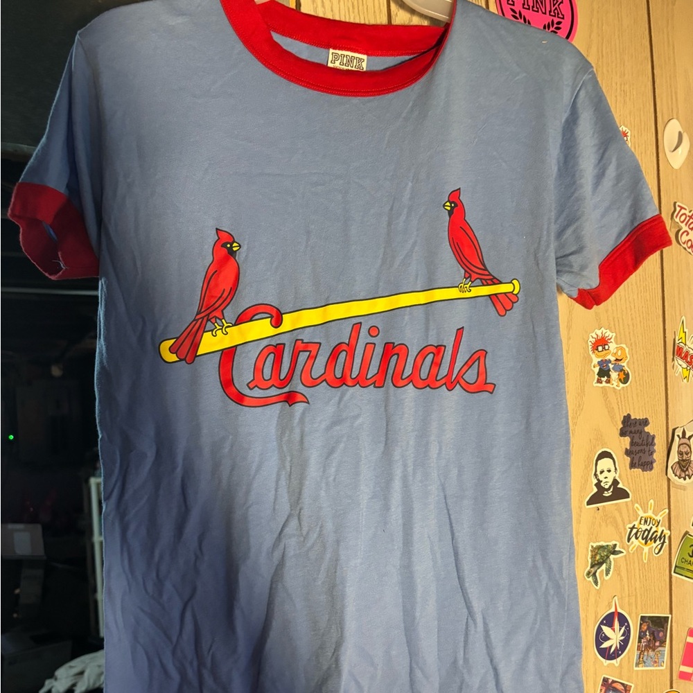 VS PINK St Louis CARDINALS Baseball Shirt